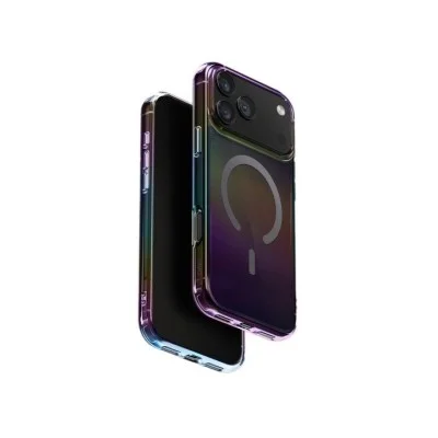 Uniq Hybrid Iphone 17 Pro (2025) 6.3 Magclick Charging Iridescia - Midnight Quartz